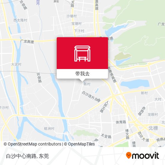 白沙中心南路地图
