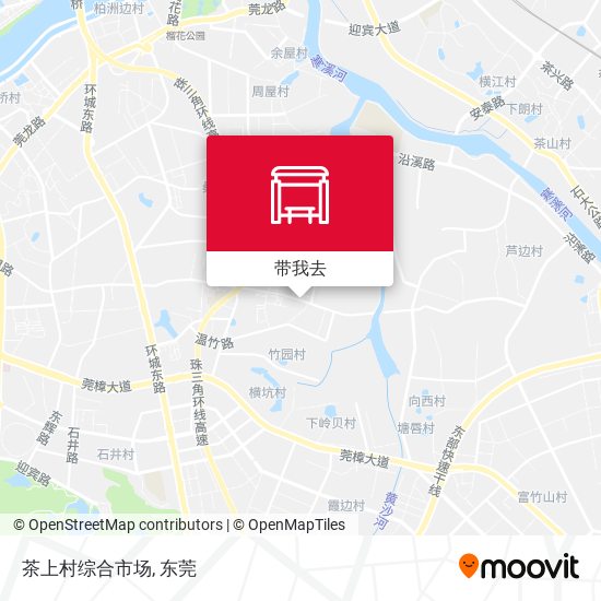 茶上村综合市场地图