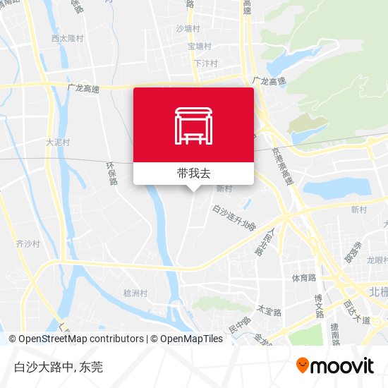 白沙大路中地图