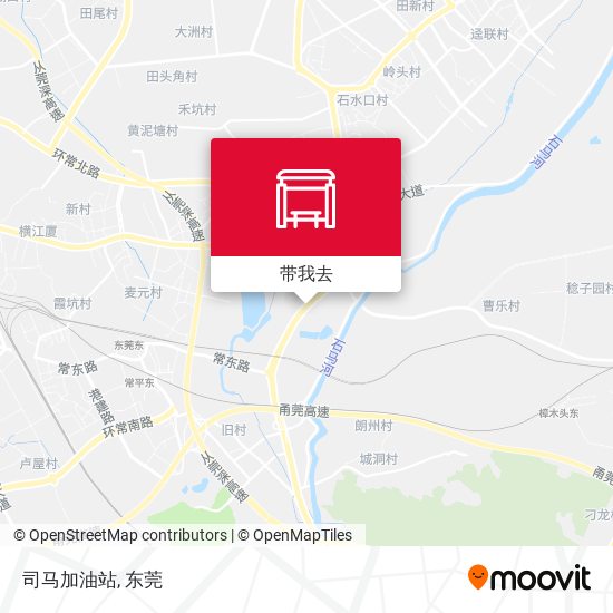 司马加油站地图