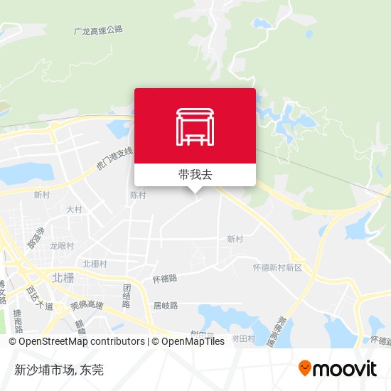 新沙埔市场地图