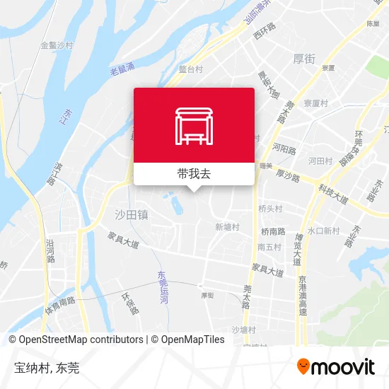 宝纳村地图
