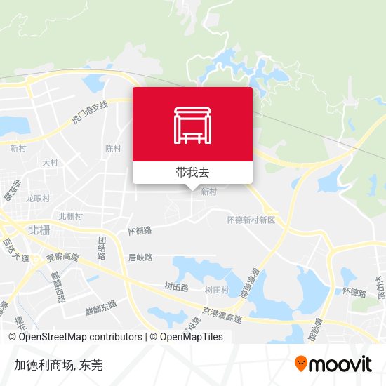 加德利商场地图