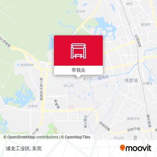 浦龙工业区地图