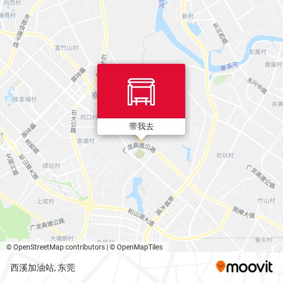 西溪加油站地图
