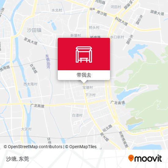 沙塘地图