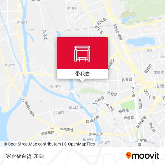 家合福百货地图