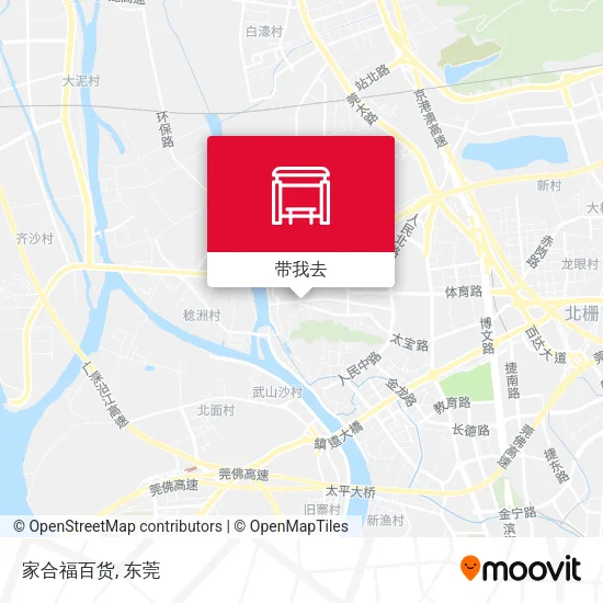 家合福百货地图