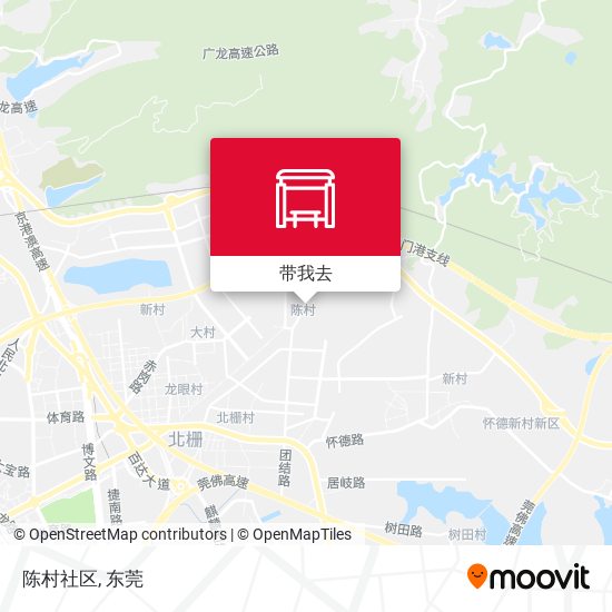 陈村社区地图