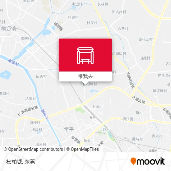 松柏塘地图