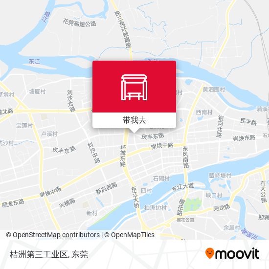 桔洲第三工业区地图
