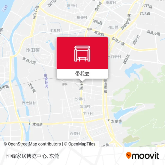 恒锋家居博览中心地图