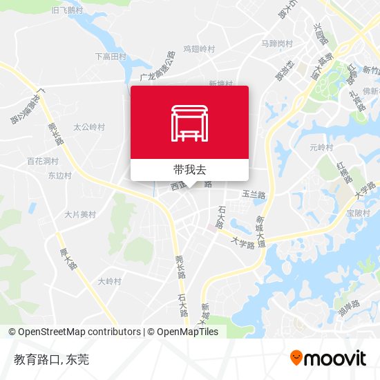 教育路口地图