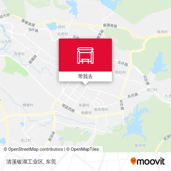 清溪银湖工业区地图