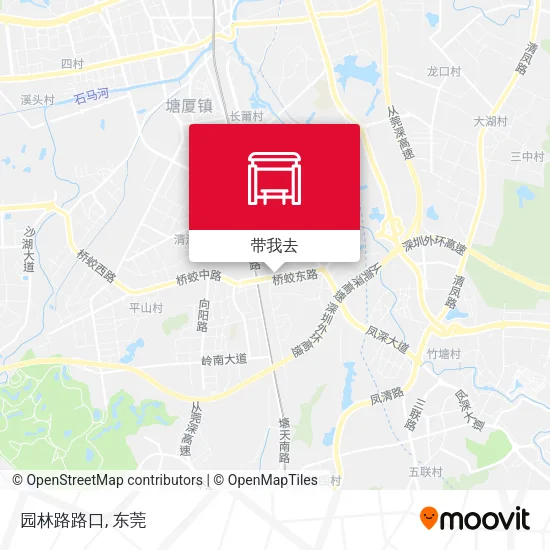 园林路路口地图