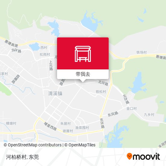 河柏桥村地图