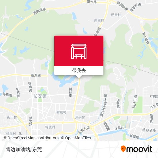 霄边加油站地图