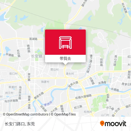 长安门路口地图