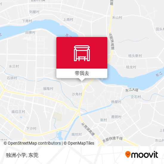 独洲小学地图
