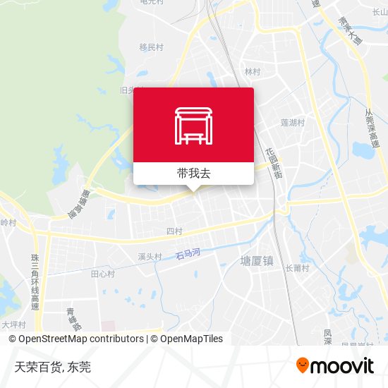 天荣百货地图