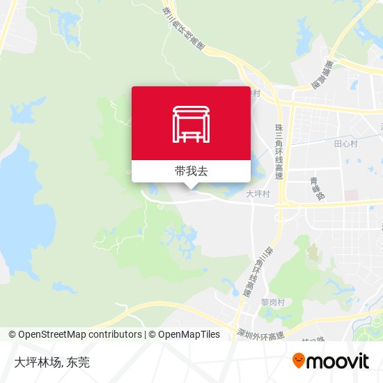 大坪林场地图