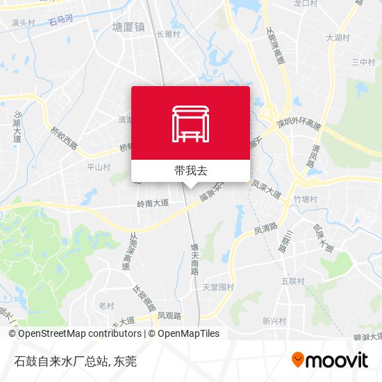 石鼓自来水厂总站地图