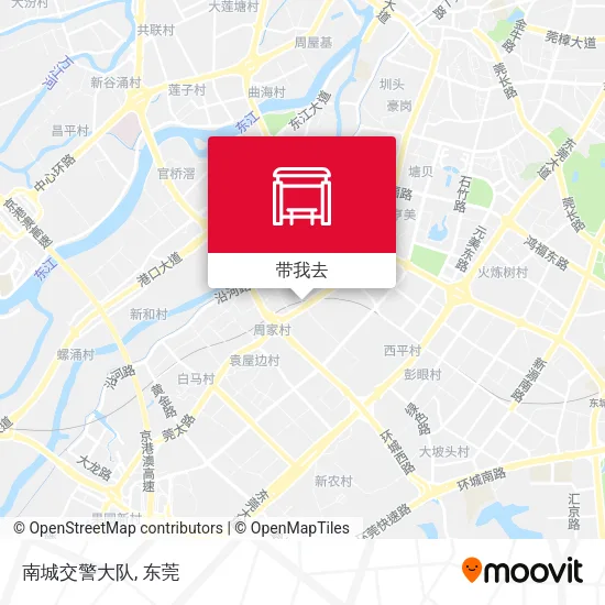南城交警大队地图