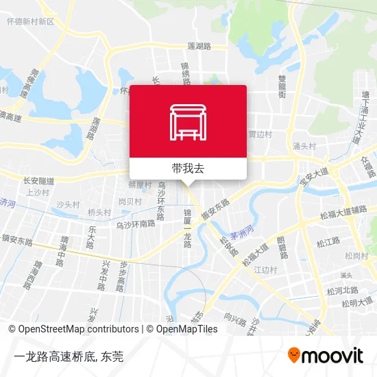 一龙路高速桥底地图