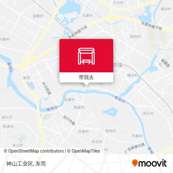 神山工业区地图