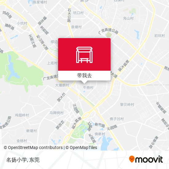名扬小学地图