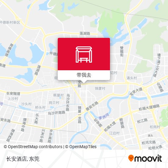 长安酒店地图