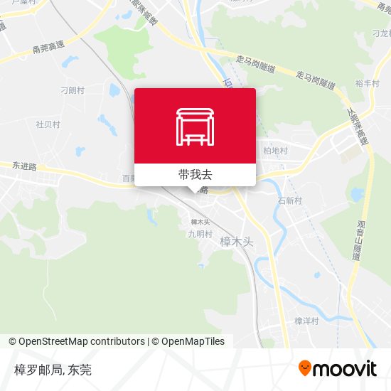 樟罗邮局地图