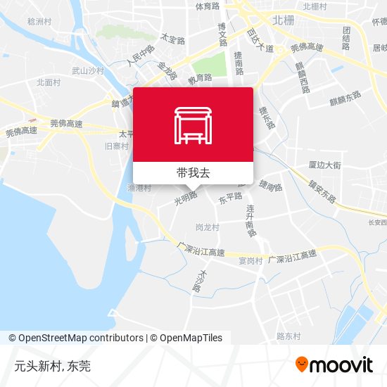 元头新村地图