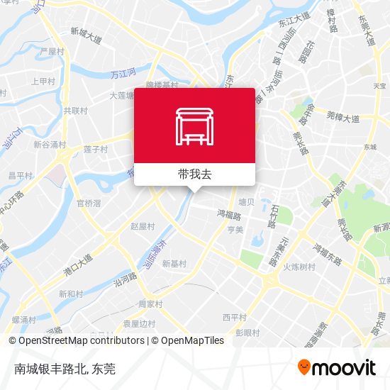 南城银丰路北地图