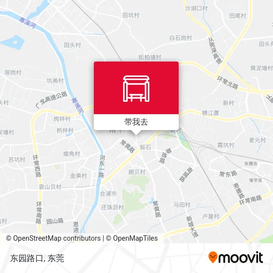 东园路口地图