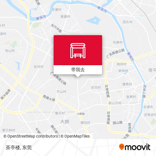 茶亭楼地图