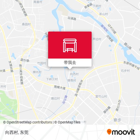 向西村地图