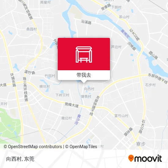 向西村地图