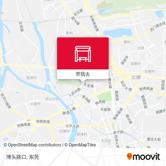 博头路口地图
