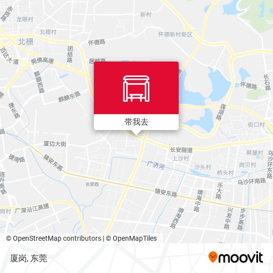厦岗地图