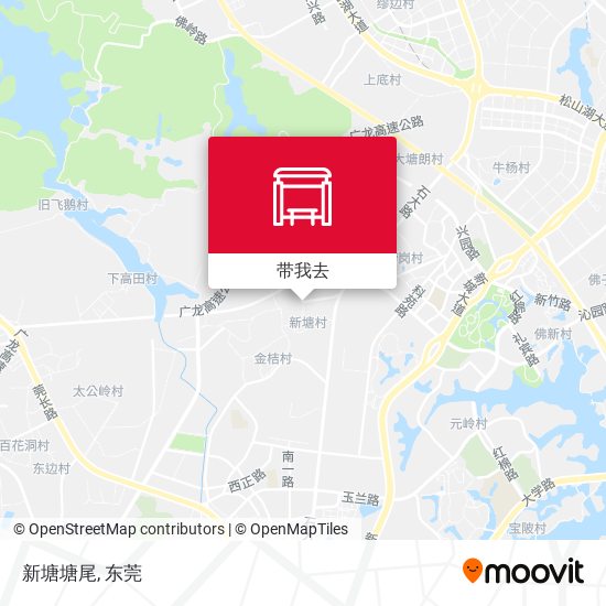 新塘塘尾地图