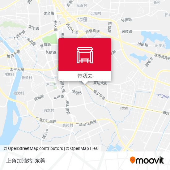 上角加油站地图