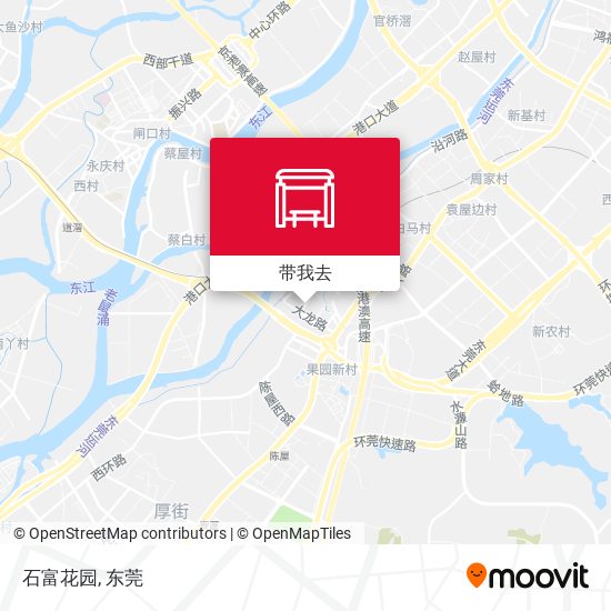 石富花园地图