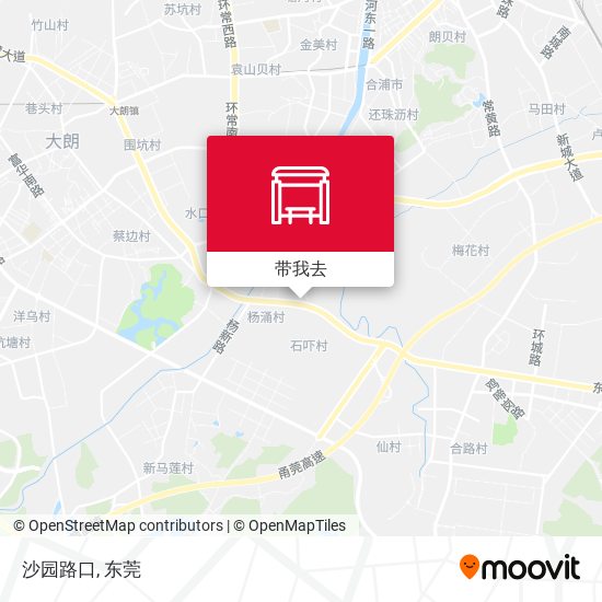 沙园路口地图
