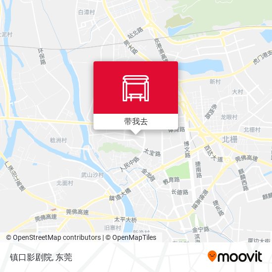 镇口影剧院地图