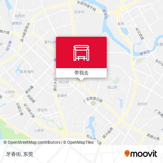 牙香街地图