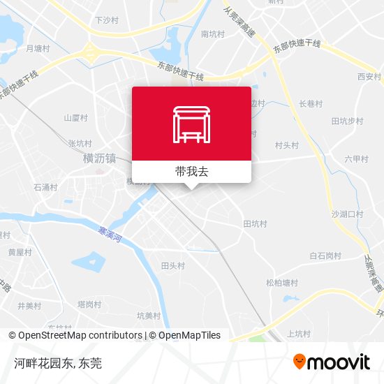 河畔花园东地图