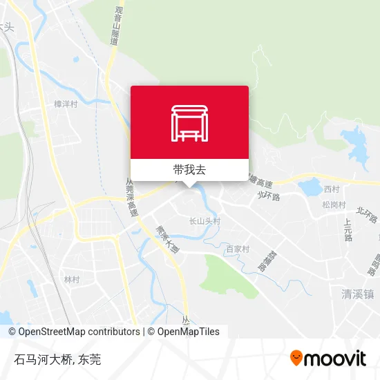 石马河大桥地图