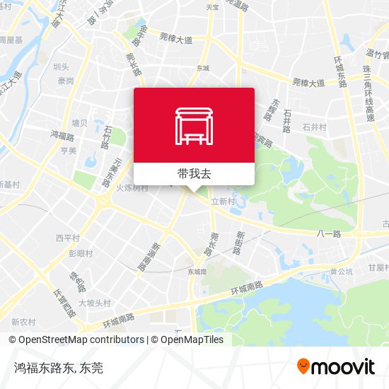 鸿福东路东地图