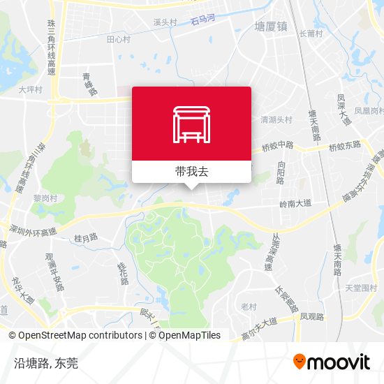 沿塘路地图